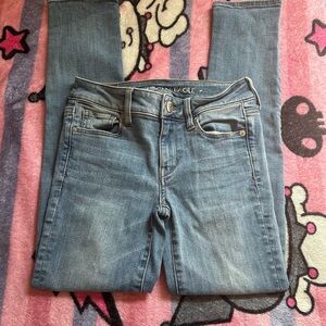 American Eagle blue jeans
